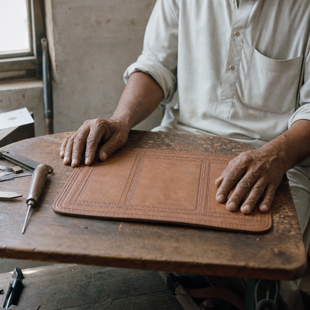 The Founder - Abdul Latif Malik, Handcrafted Leather Workshop 1986
